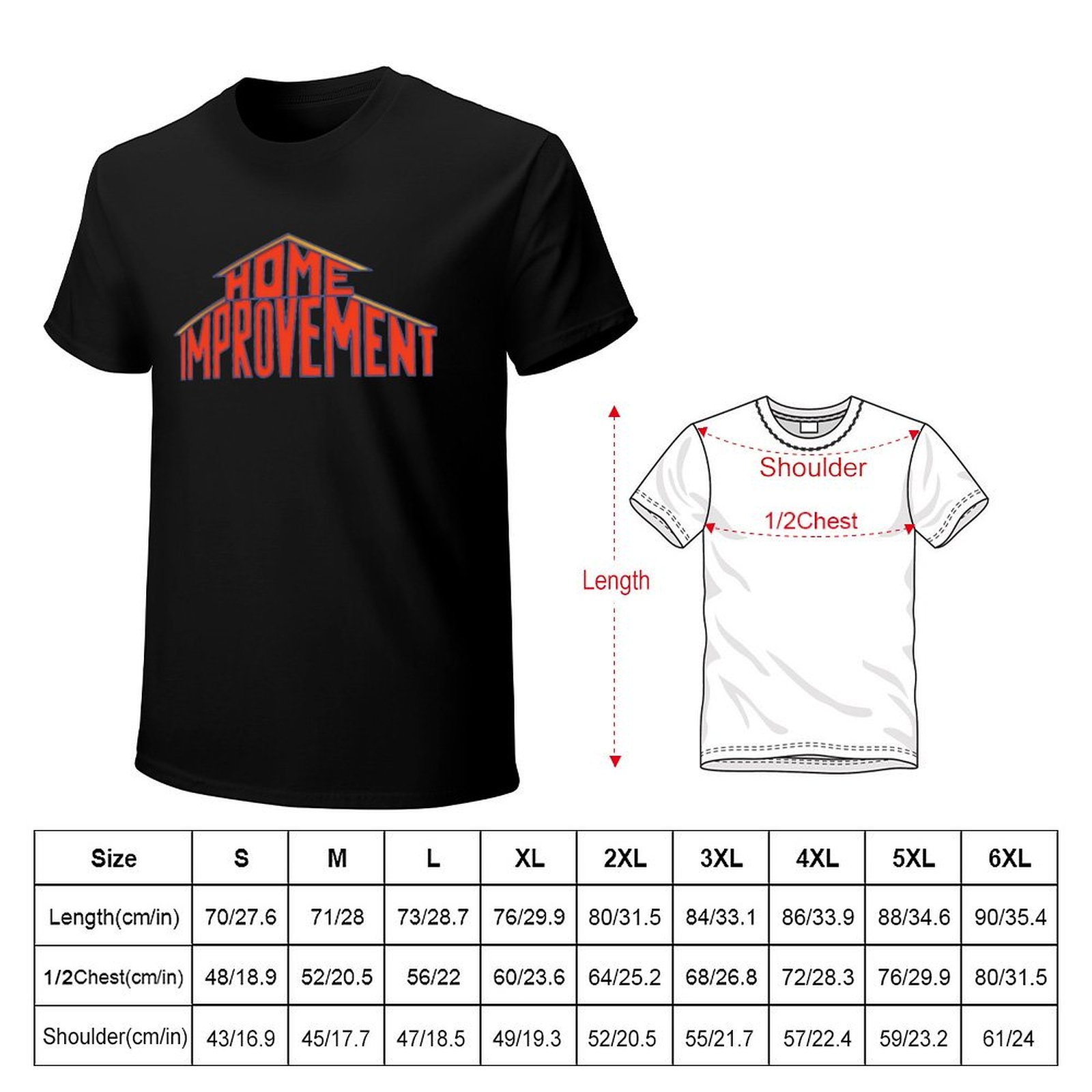 Home Improvement Logo 90s T-Sh - مراجعة Home Improvement Logo Design وسعره
