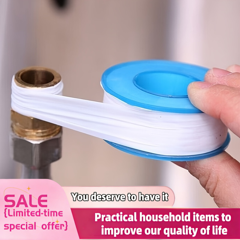 3/6/10 قطع من شريط أنابيب المي - مراجعة Plumbing Tape Ptfe وسعره
