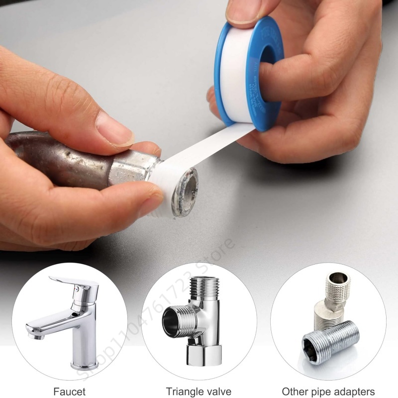 1/5 قطع من شريط PTFE لختم أناب - مراجعة Plumbing Tape Ptfe وسعره